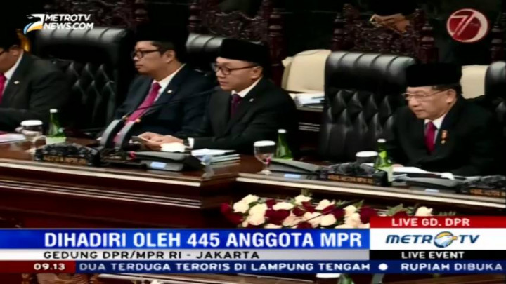 Ketua MPR Membuka Sidang Tahunan MPR 2016