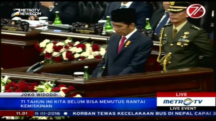 Jokowi: 71 Tahun Merdeka, Kita Belum Memutus Rantai Kemiskinan