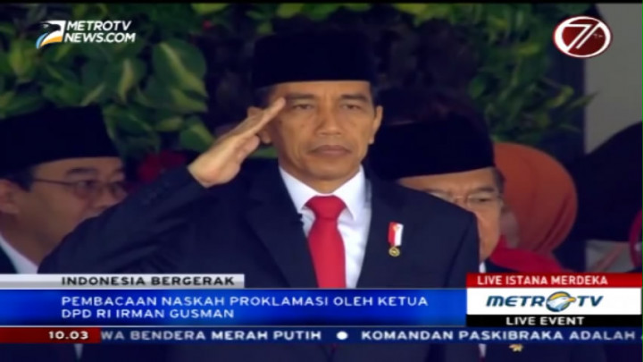 Peringatan Detik-detik Proklamasi di Istana (1)