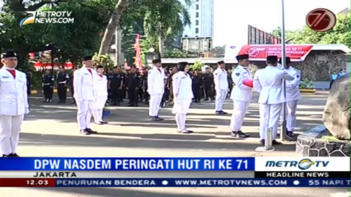 DPW NasDem DKI Peringati HUT ke-71 RI