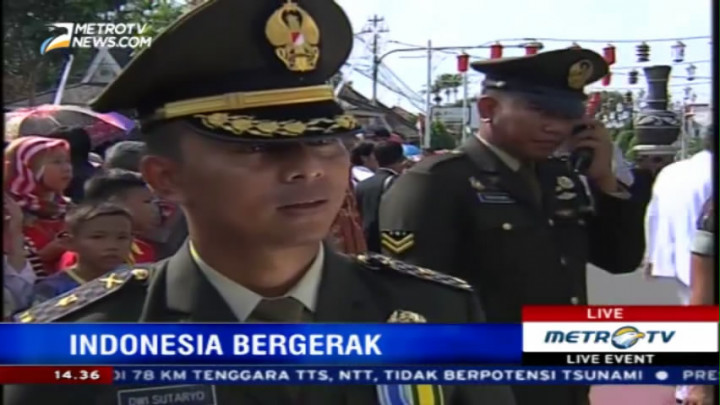 Aksi Pasukan Elite Meriahkan HUT RI di Purwakarta