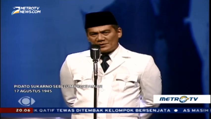 Tio Pakusadewo Bacakan Pidato Sukarno Jelang Proklamasi