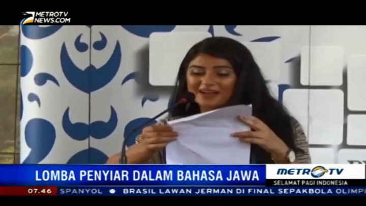 Mahasiswa Asing di Unair Ikuti Lomba Penyiar dalam Bahasa Jawa