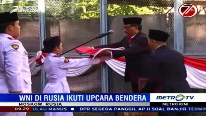 WNI di Rusia Ikuti Upacara HUT ke-71 RI