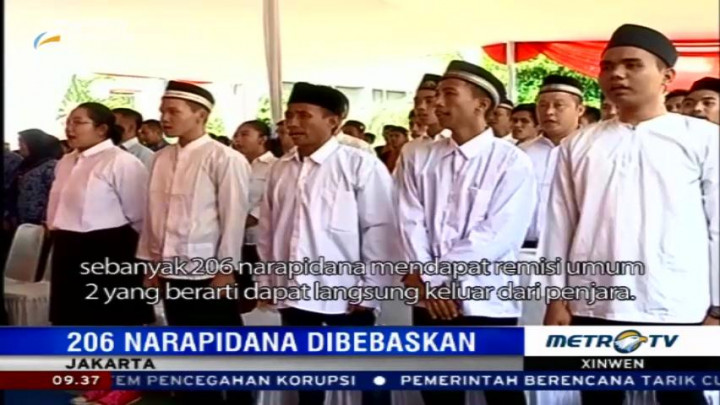 Remisi Narapidana pada HUT RI