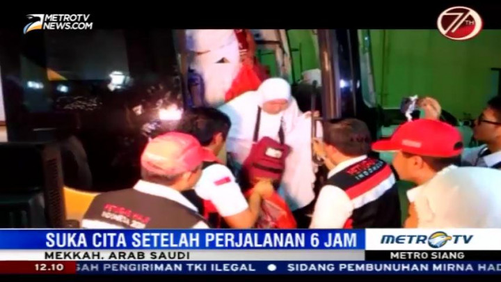 Jemaah Haji Gelombang I Tiba di Mekkah