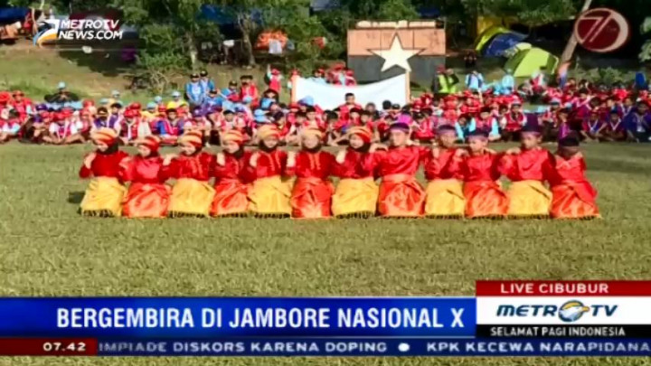 Bergembira di Jambore Nasional X