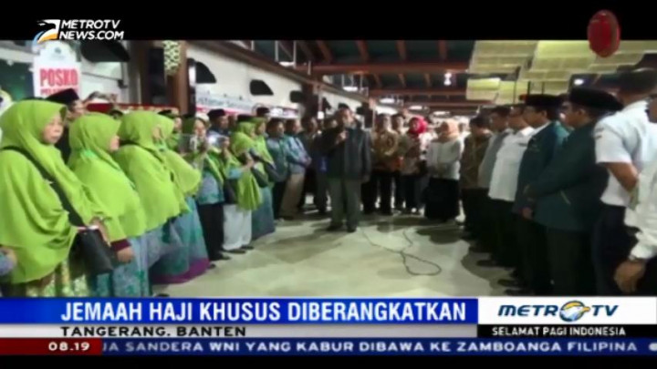 Jemaah Haji Khusus Mulai Diberangkatkan