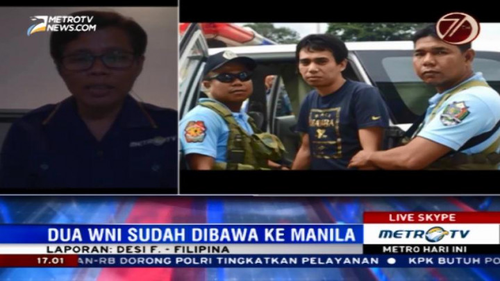 Dua Sandera WNI yang Berhasil Kabur Tiba di Manila