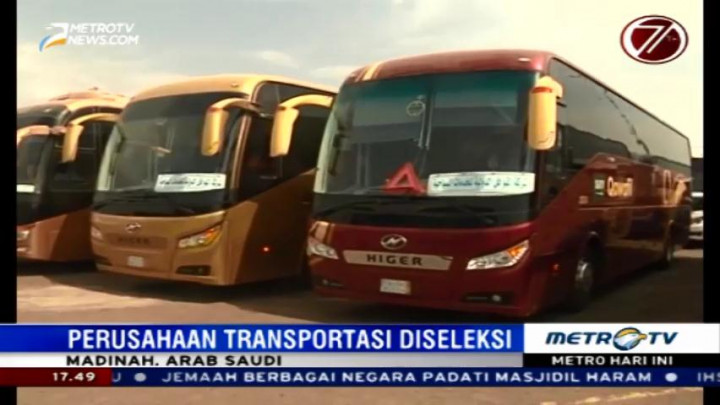 Bus Calon Jemaah Haji Indonesia Kini Lebih Nyaman