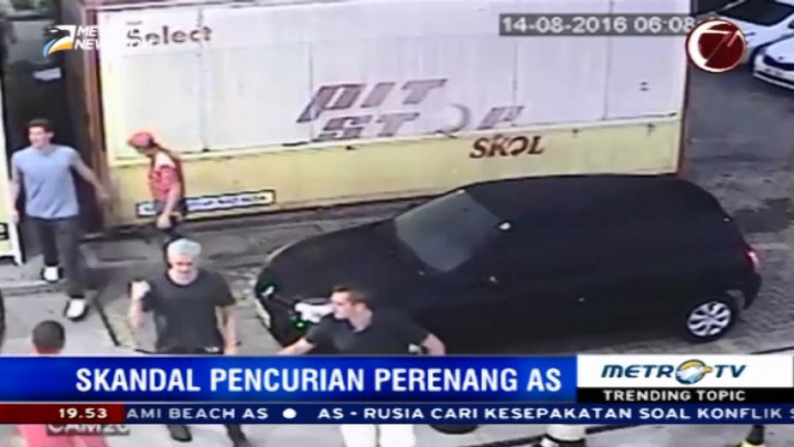 Empat Perenang AS Lakukan Tindak Vandalisme di Rio de Janeiro