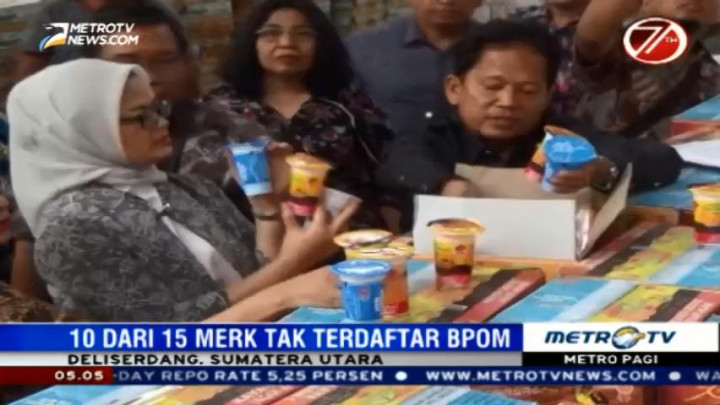 BPOM Medan Sita Ribuan Minuman Kemasan Ilegal Bernilai Rp5 Miliar