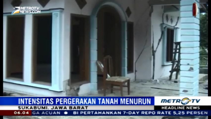 429 Rumah di Sukabumi Rusak Akibat Pergerakan Tanah