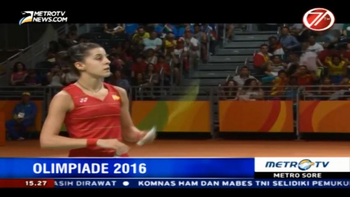 Carolina Marin Sabet Emas Olimpiade