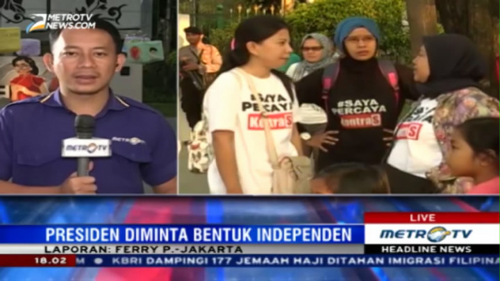 KontraS Sampaikan Petisi Bagi Polri, BNN dan TNI