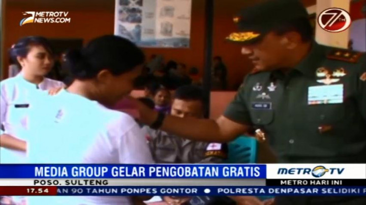 TNI dan Media Group Gelar Bakti Sosial di Poso