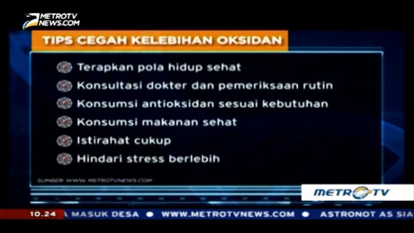 Tips Sehat Atasi Kelebihan Oksidan
