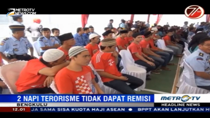 1.128 Napi di Bengkulu Dapat Remisi Kemerdekaan