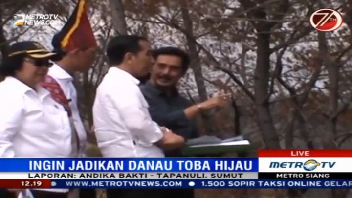 Akhiri Kunjungannya, Jokowi Tinjau Kawasan Humbang Hasundutan