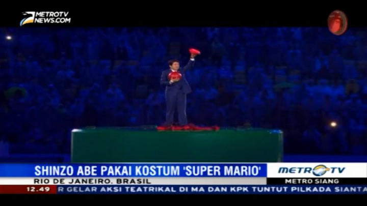 PM Jepang Beri Kejutan di Penutupan Olimpiade Rio 2016