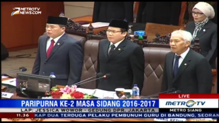 Tiga Agenda Sidang Paripurna DPR Hari Ini