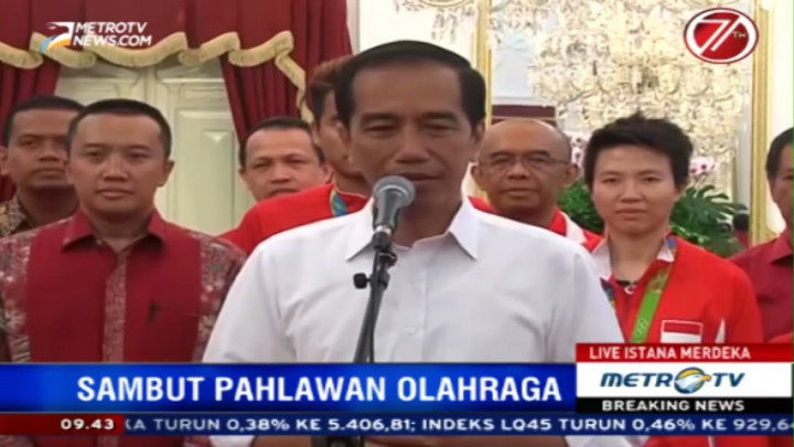 Jokowi: Selamat dan Terima Kasih atas Perjuangan Atlet Olimpiade
