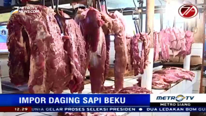 Daging Sapi Beku Impor Kurang Diminati Masyarakat