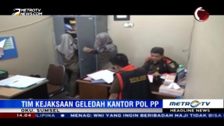 Kejari Martapura Geledah Kantor Satpol PP OKU Timur
