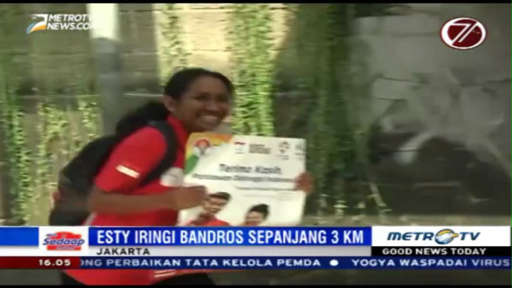 Aksi Unik Warga Sambut Pahlawan Olimpiade 2016