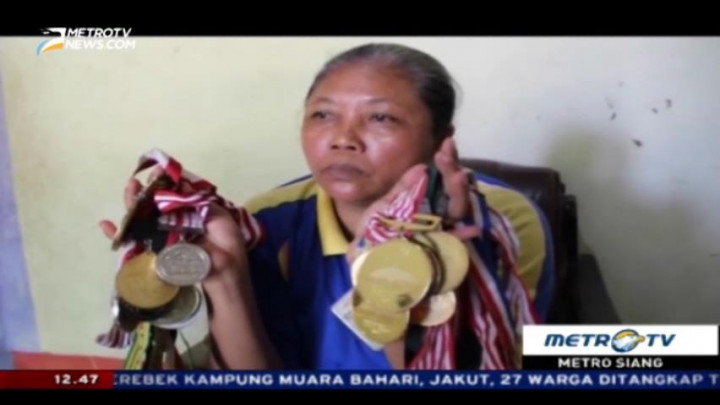 Raih Sederet Medali, Karni Kini Jadi Tukang Sapu