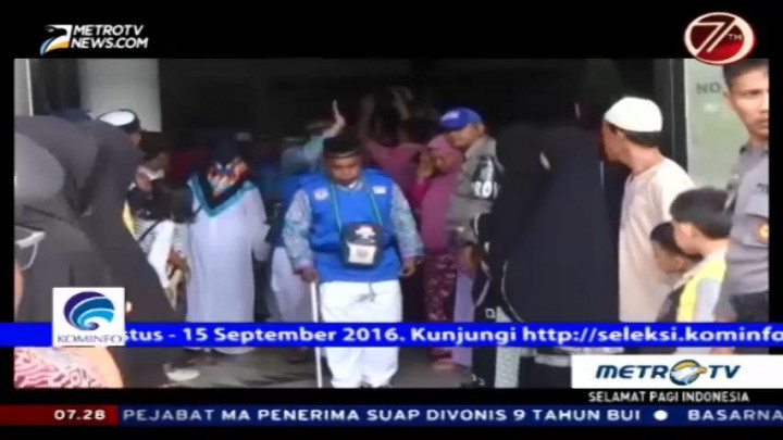 Jemaah Calhaj Kloter Terakhir Embarkasi Balikpapan Diberangkatkan