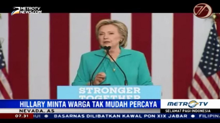 Hillary dan Trump Saling Serang