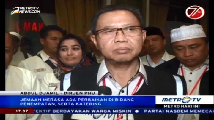 Jemaah Calhaj Apresiasi Perbaikan di Bidang Penempatan dan Katering