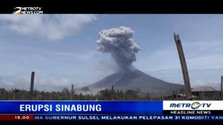 Aktivitas Gunung Sinabung Masih Tinggi