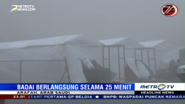 Badai Pasir Terjang Arafah