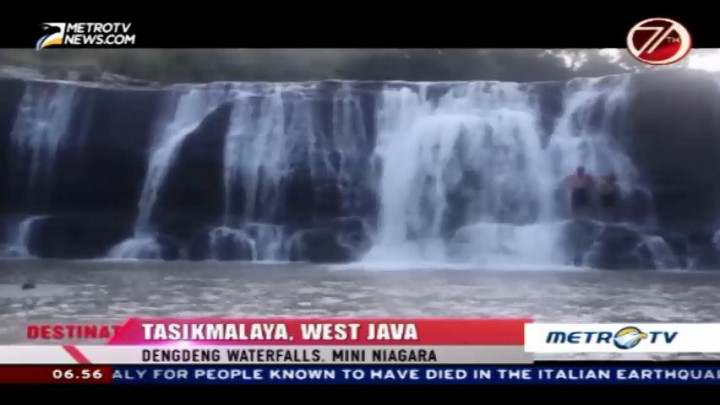 Enjoying Exotic View of Curug Dengdeng