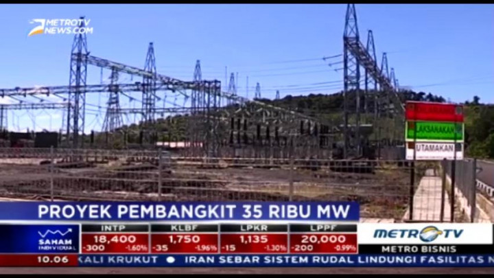 Realisasi Proyek 35.000 MW Tidak akan Tercapai di 2019