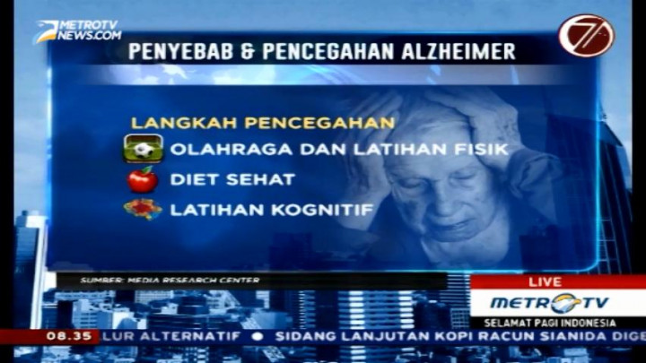 Olahraga Teratur Bisa Mencegah Alzheimer