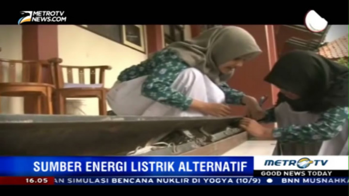 Siswa SMA di Semarang Ciptakan Sumber Energi Listrik Alternatif