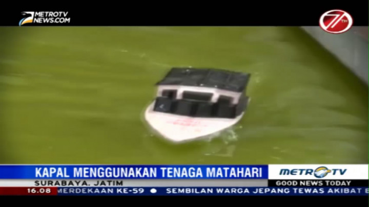 Mahasiswa Universitas Surabaya Rancang Kapal Bertenaga Matahari