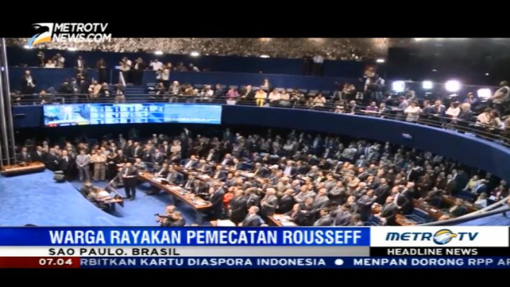 Presiden Brasil Resmi Dilengserkan
