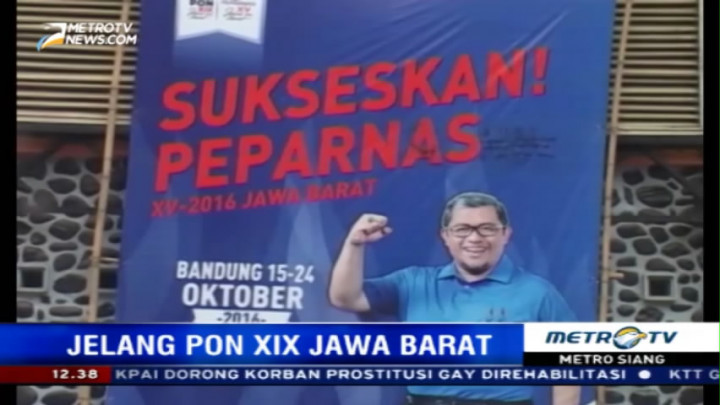 Spanduk PON XIX Diprotes Anggota DPRD Jabar