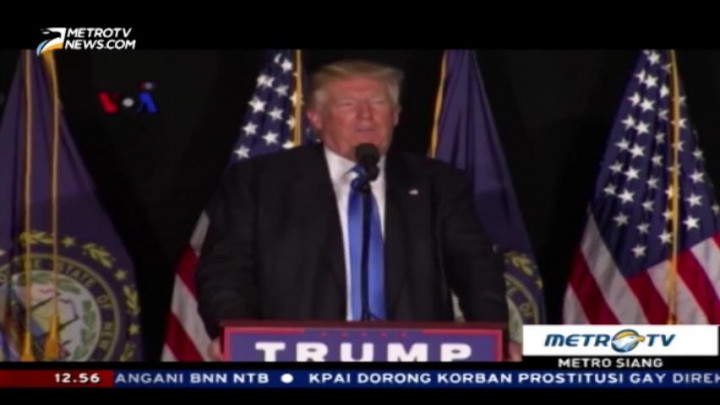 Trump akan Bangun Dinding Perbatasan AS-Meksiko