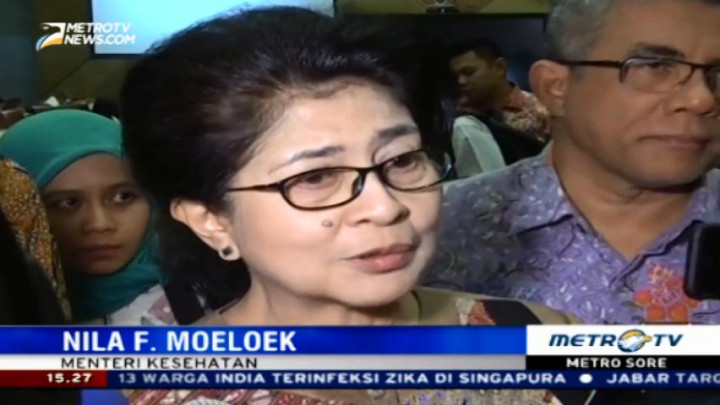 Menkes: Belum Ada Masyarakat Indonesia yang Terjangkit Virus Zika