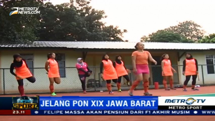 Persiapan Tim Hoki Putri DKI Jelang PON 2016