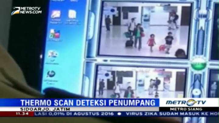Bandara Juanda Pasang Pemindai Suhu Tubuh Antisipasi Zika