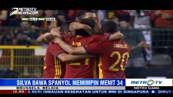 Belgia Kalah dari Spanyol di Laga Uji Coba