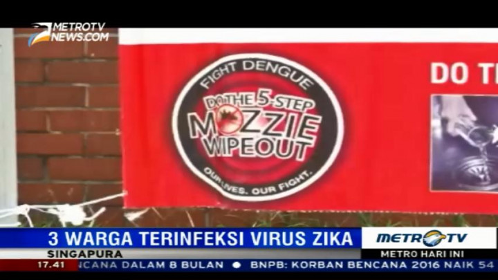 Pemerintah Singapura Ajak Warganya Peduli Zika