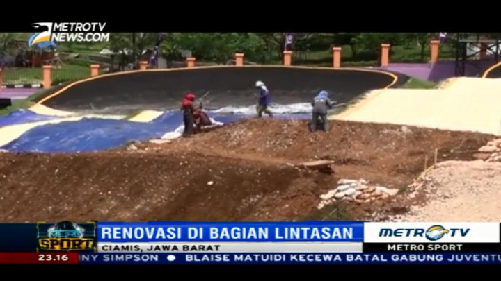 Dinilai Tidak Aman, Venue BMX Ciamis Direnovasi