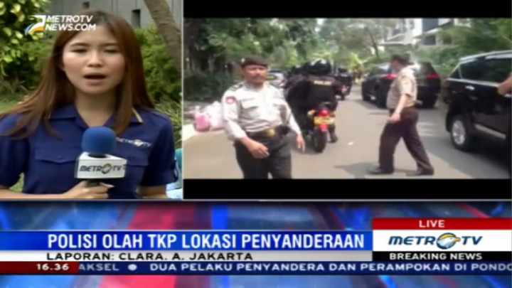 Polisi Olah TKP Lokasi Penyanderaan di Pondok Indah